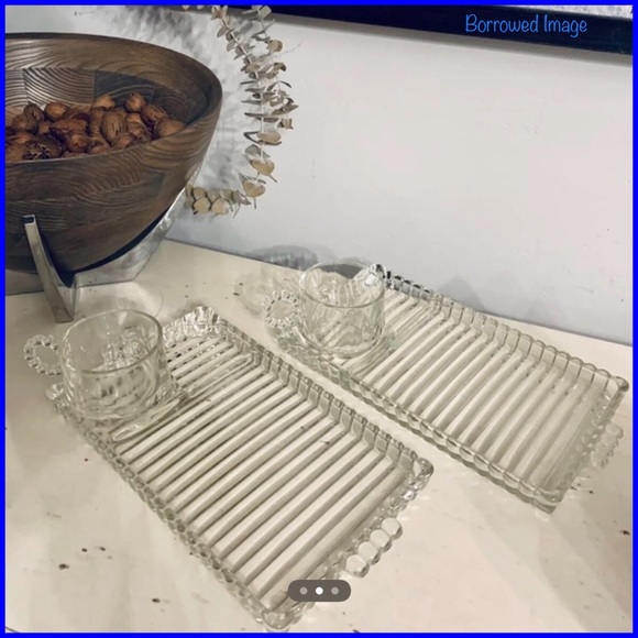 1950s Hazel Atlas pair of 2pc Set - Picture 1 of 10